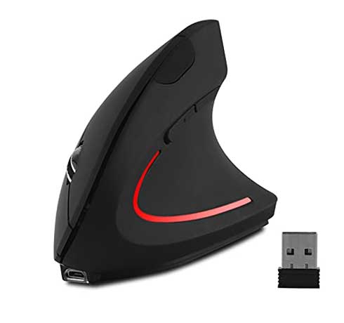 Ergonomic wireless mouse